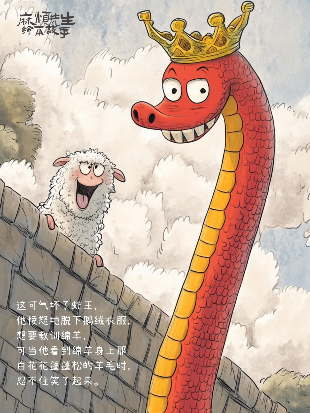绘本故事101｜蛇王的新衣【蛇年绘本】 第 7 张参考图