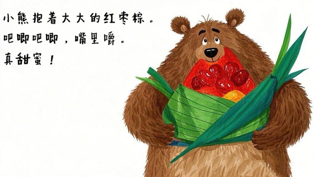 儿童故事绘本：《鳄鱼先生卖粽子》🐊趣味端午 第 6 张参考图